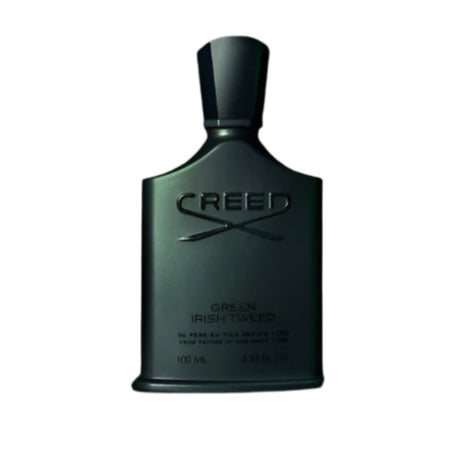 Black Creed perfume bottle on a white background